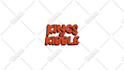 create a text based logo consisting cartoon theme