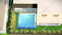 create realistic 3d landscape, patio, and swimming pool design