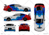 create professional racing car wrap design