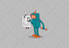 design the best vintage retro cartoon mascot