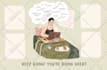 draw a cute illustration for a book, cover, website, brand