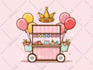 design pretty cool balloon decoration service logo
