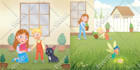 draw cute children book illustrations and cover designs