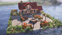 build minecraft lobby, map, house, spawn in java or bedrock