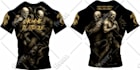 do custom rashguard design for MMA, bjj no gi