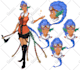 draw character design, character illustration, or concept art