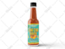 design a creative unique hot sauce label
