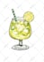 do stylish cocktail and drink illustrations