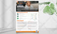 design a clean trifold, bifold brochure, flyer using canva