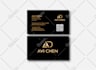 design minimalist and modern business card