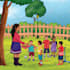 create cute children book illustration in any style
