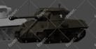 make a 3d model of a tank, artillery, military vehicle