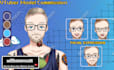 design and rigging your vtuber model in live2d anime style for streaming