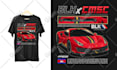 draw car vector illustration for t shirt design