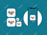 design a custom app icon logo for ios and android