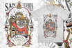 create vintage tshirt graphics