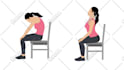 draw yoga, workout, fitness pose, exercise illustration