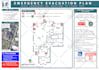 design fire exit and emergency evacuation plan, maps,diagram