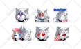 create cute chibi anime emotes for streamer, vtuber, and discord