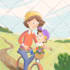 draw an original vintage children story book illustration for you