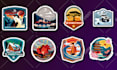 design an amazing personalized sticker package