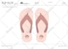 design creative and unique illustrations for your flip flops