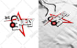 design a hip hop, dj, rap, band, in a typography style