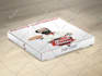 design a pizza box and product packaging