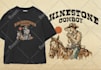 create illustration vintage style western, cowboy