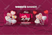 design professional website banner, header, google ad