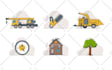 design custom vector hand drawn icon set