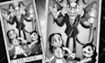 do characters in retro rubber hose cartoon style