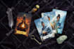 hand draw a custom full tarot or oracle card deck with box