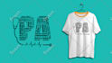 do typography word cloud and custom graphic t shirt design