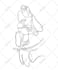 draw feminine and elegant custom line art design in 24 hours