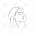 draw continuous vector line art illustration , line drawing