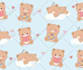 design kawaii seamless patterns for your brand or products