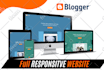 design, redesign blogspot website and customize blogger template