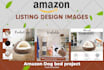 design amazon product listing images lifestyle infographics