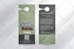 design a modern door hanger design for your real estate business