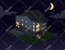 draw 2d isometric room or house