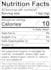 create a compliant nutrition facts panel