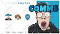 design custom twitch emotes or sub badges
