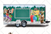 do food truck wrap, trailerwrap, car wrap ,van wrap , bus wrap ,boat wrap more