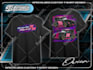 create racing illustration for t shirt design