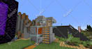 build survival base and village structure in minecraft