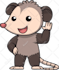 create cute animals sticker design, and cartoon character
