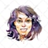 paint a fantasy beautiful watercolour portrait