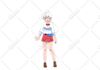 create anime style character design as your request