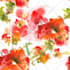 create vector and watercolor floral seamless pattern design
